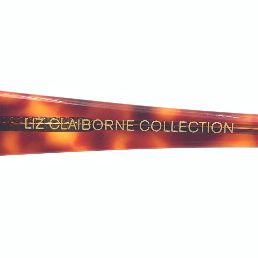Liz Claiborne Shirley Tortoise Oval Sunglasses Frames - Picture 5 of 6